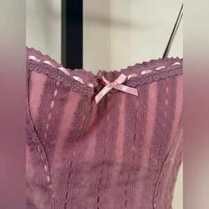 Vintage Y2K Intimissimi Bustier Corset Pink Purple Euro Made in Italy